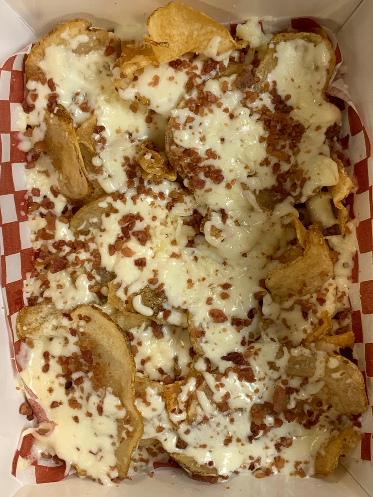 Potato skin with cheese