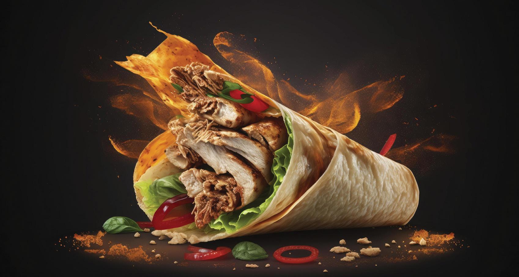 Flame Grilled Chicken Wrap