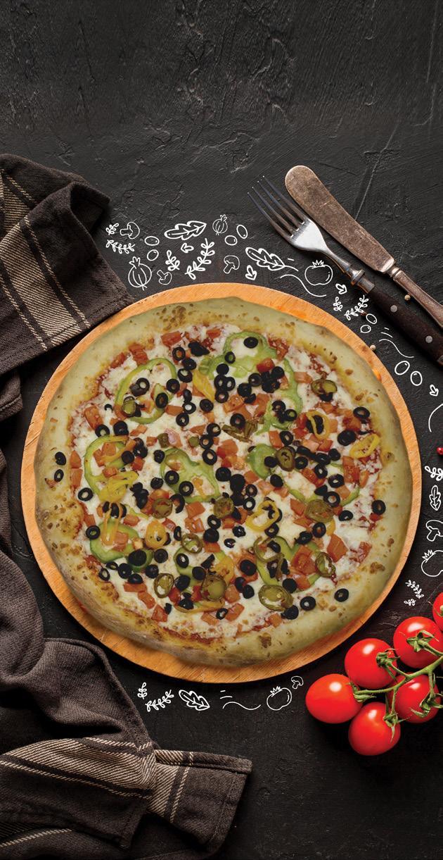 Veggie Pizza on Board
